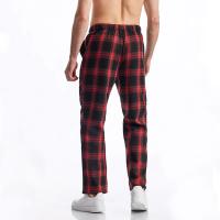 Pantalón de verano con carreaux para hombre, informal, con cordón de ajuste, recto, Harajuku, Hip-hop, para exteriores, diario - details 12