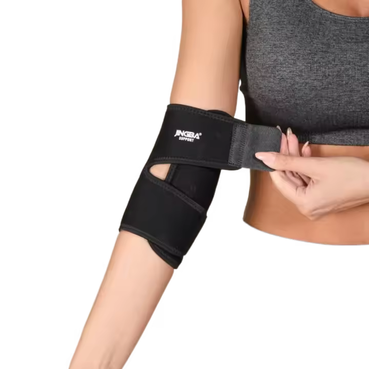 Codera ajustable, codera, funda envolvente, protección del codo, coderas elásticas cómodas negras, hombres y mujeres - 1