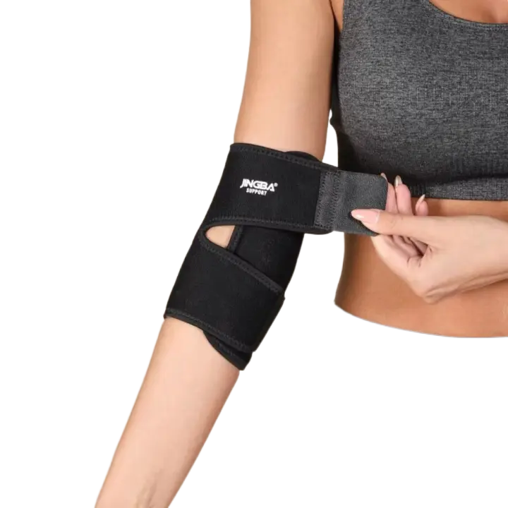 Codera ajustable, codera, funda envolvente, protección del codo, coderas elásticas cómodas negras, hombres y mujeres - 1