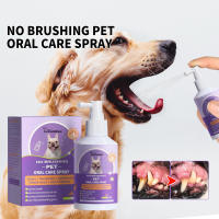 Spray limpiador bucal para mascotas, elimina el mal aliento de perros y gatos, para la mayoría de los perros y cachorros - details 0