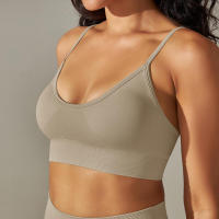 Sujetador deportivo para mujer, Top Sexy, ropa interior transpirable, Fiess Yoga Gym - details 13
