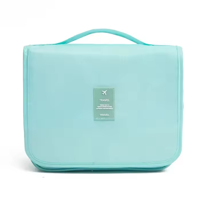 Bolsa de Viaje Impermeable Plegable Organizador de Cosméticos con Gancho Colgante - 1
