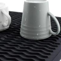Alfombrillas de Secado de Platos de Silicona Resistentes al Calor, Antideslizantes, Portaverduras para Cocina - details 3