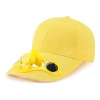 Gorra de béisbol con energía solar de verano, visera con ventilador de refrigeración para uso en exteriores - details 15