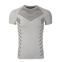 Camiseta deportiva informal para hombre, camisa de manga corta con estampado para gimnasio, Fitness, culturismo, entrenamiento - details 7
