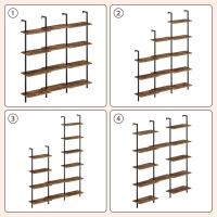Estantería de Madera de 6 Niveles para Pared Estante Estrecho para Libros Estante de Exhibición - details 5