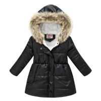 Manténgase abrigado y parece con estilo: chaqueta térmica con capucha para niña con acolchado alternativo de plumón para invierno - details 73
