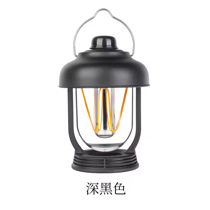 Luz para acampar al aire libre Iluminación impermeable Multifuncional Portátil Colgante Retro Luz para acampar Tienda de campaña Luz para acampar - 1