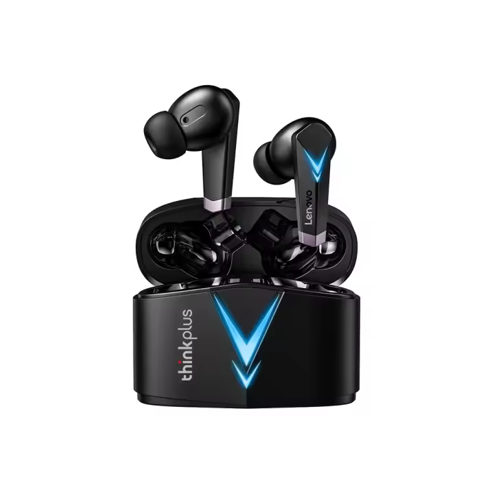 Lenovo-auriculares inalámbricos LP6 5,0, cascos con Bluetooth, baja latencia, HD, modo Dual para llamadas, con micrófono para videojuegos - 1