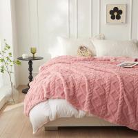 Tuff-manta de franela a rayas de terciopelo para adultos, funda de cama suave, colcha mullida de punto cálido, sofá y dormitorio, Invierno - details 4