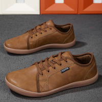 Zapatos de punta ancha de cuero Artificial para hombres y mujeres, zapatos descalzos, caja de punta ancha minimalista, antideslizantes, ligeros - details 0