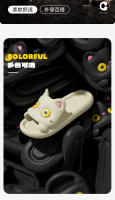 Lindo gato de la suerte de dibujos animados zapatillas de verano nuevo interior hogar baño baño gato sandalias - details 1