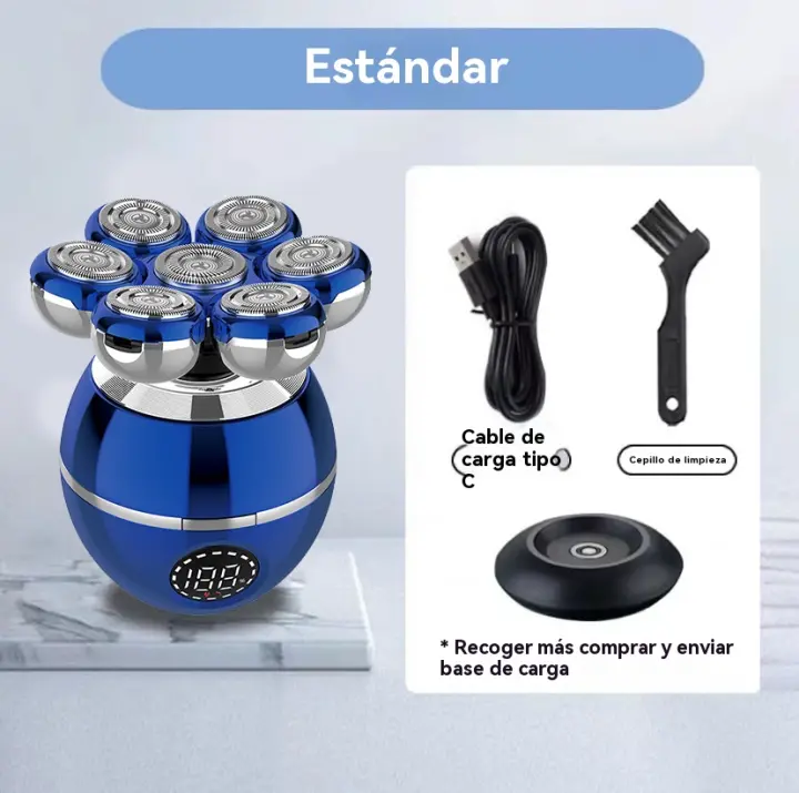 Afeitadora electrica hombre multifunción cabeza viajar Portátil Cortapelos - 1