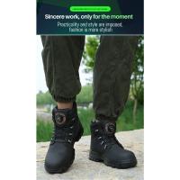 Botas de Seguridad Impermeables para Hombres Botas de Trabajo Indestructibles con Punta de Acero - details 4