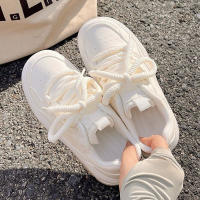-Foot fat plus size falda informal de leche blanca combinada para mujer nuevos zapatos deportivos versátiles de suela gruesa - details 3