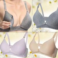 Conjunto de sujetador de algodón para mujer, sujetador, ropa de maternidad para lactancia, ropa interior para alimentación de bebé - details 2