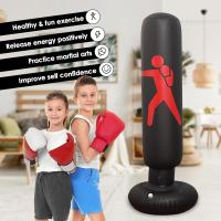 Bolsa de Golpe Inflable para Niños 160cm, Equipo de Entrenamiento de Karate y Kickboxing con Gloves de Boxeo y Bomba de Aire - details 3