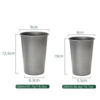 Copas de cerveza de titanio para acampar, villas turísticas, pícnics al aire libre, equipo VIE, utensilios de cocina duraderos para senderismo, 500ml - details 1