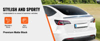 SucceBuy Alerón de coche GT Wing de 47,2 pulgadas, compatible con Tesla Model Y, ABS de alta resistencia, pintura horneada, alerón trasero de carreras negro mate, accesorios automotrices, 12 V, material duradero - details 3