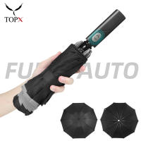 Paraguas inverso totalmente automático para hombres y mujeres, resistente al viento, plegable, grande, vehículo de negocios, regalo reflectante - details 4