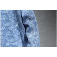 Chaqueta vaquera de color puro para hombre, abrigos informales diarios con solapa de un solo pecho, novedad de verano - details 18