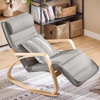 Relax Reposapiernas Sillón de Relax Ajustable Beige 50 x 80 x 90 cm FST16-W - details 10