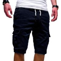 Verano nuevo hombre Casual Multi-Bolsillo hombre quinto pantalon hombre - details 3