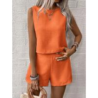 Conjunto de Verano 2025 para Mujer Top Sin Mangas y Shorts Cortos Estilo Casual y Deportivo - details 15