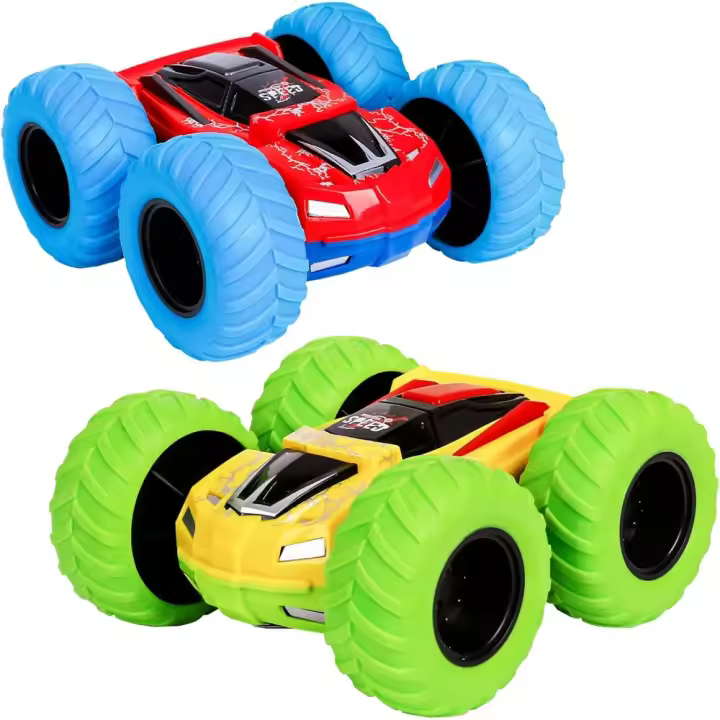 Juegos de Vehículos para Niños Paquete de 2 Coches con Fricción y Tracción - 1