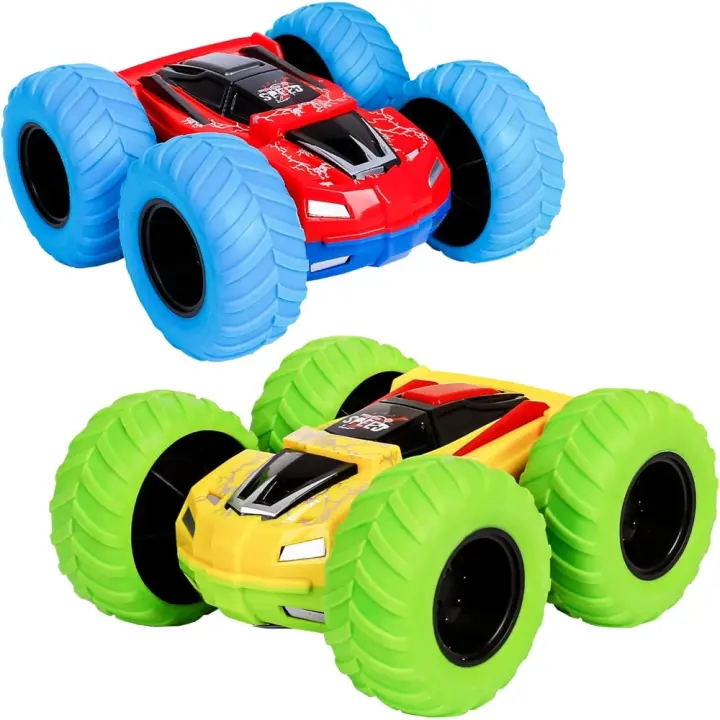 Juegos de Vehículos para Niños Paquete de 2 Coches con Fricción y Tracción - 1