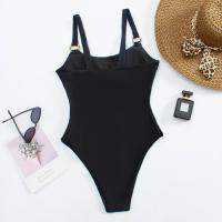 Conjunto de Bikini de Una Pieza para Mujer Traje de Baño Sexy con Espalda Descubierta, Bikini de Cintura Baja, Bañador con Tirantes Huecos - details 14