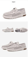 Zapatos de Verano para Hombres de Piel de Oveja Transpirables Sandalias de Cuero Suave de Moda Casual - details 15