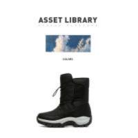 Botas de nieve cálidas y afelpadas para hombre, botines informales de alta calidad, impermeables y antideslizantes, para senderismo y trabajo en invierno - details 13