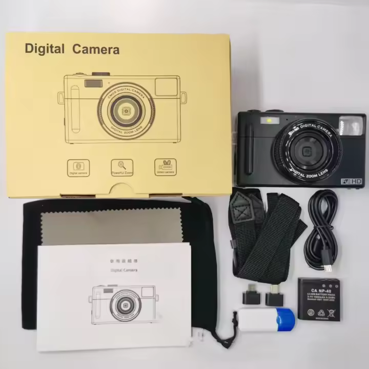 Cámara Digital de Alta Definición Filtrado de Belleza de Video Pantalla Grande de 3,0 Pulgadas - 1