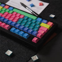 Teclas de Material PBT con temática cortavientos, teclas DYE-SUB para teclado mecánico MX Switch, diseño de 23/129/64/68/87/96 - details 9