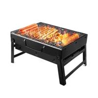 1 Uds. Parrilla de barbacoa portátil plegable, kits de herramientas pequeñas de acero inoxidable para cocinar al aire libre, Camping, Picnics, playa - details 0