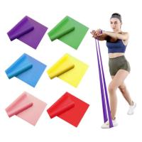 Banda de Resistencia de Yoga Pilates para Entrenamiento y Estiramiento Físico Banda Elástica de Ejercicio para Baja del Cuerpo Uso en Terapia Física y Ejercicios en Casa - details 0