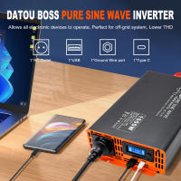 Convertidor inversor DATOUBoss 12v 220v 24V 50HZ 1000W convertidor de voltaje CC a CA fuente de alimentación enchufe europeo - details 0