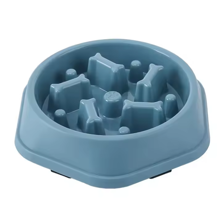 Bol para Comida Lenta para Mascotas Engrosado Antideslizante en Varios Colores - 1