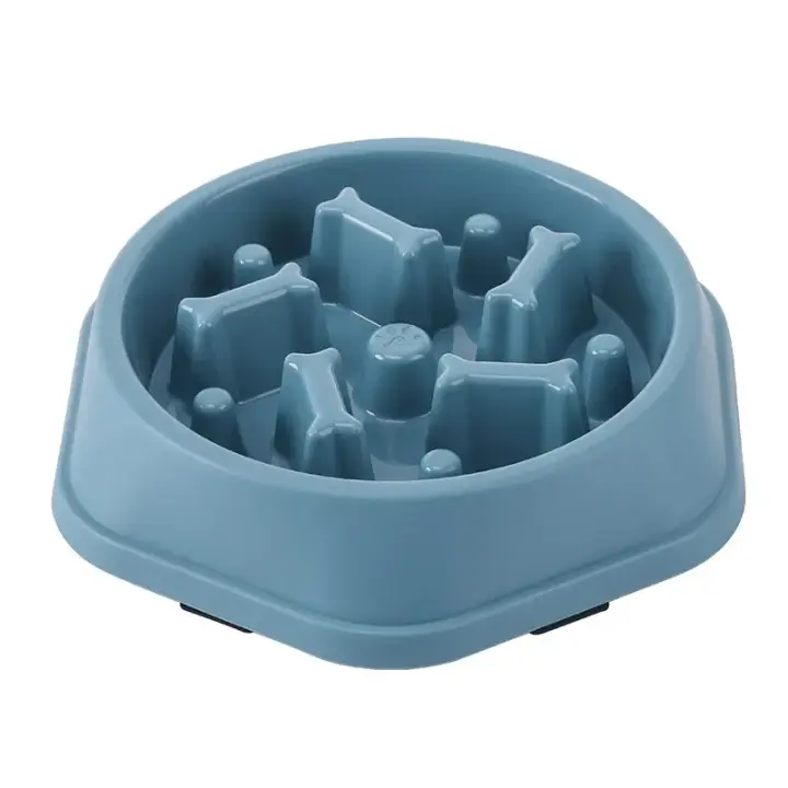 Bol para Comida Lenta para Mascotas Engrosado Antideslizante en Varios Colores - 1