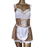 Sexo uniforme mucama sexo pijama navidad sexy - details 3