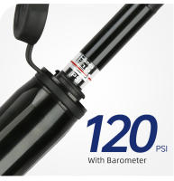 Minibomba de mano para bicicleta, inflador de neumáticos de aleación de aluminio, manguera oculta, válvula Schrader Presta, 120Psi - details 12