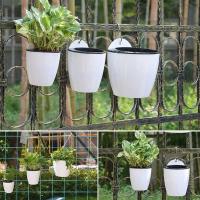Planta de plástico, absorción de agua automática creativa montada, flores para el hogar, ETA para decoración de paredes - details 3