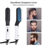 Peine Straightener Multifuncional para Hombres Calentamiento Rápido Estilo de Peluquería - details 14