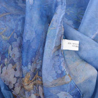 BYSIFA Pañuelo de Seda Mulberry 100% Diseño Floral Nuevo Cubierta de Playa de Verano - details 3