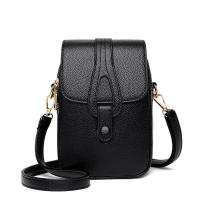 Bolso Cruzado de Cuero PU para Mujer Diseño Sencillo Marca Retro Bolsos de Mano Primavera - details 12
