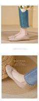 Cabeza cuadrada zapatos de trabajo suelas suaves de las mujeres ocupación comodidad trabajo entrevista asistente de vuelo ocupación zapatos individuales mujeres embarazadas gorro plano ladyshoes - details 2