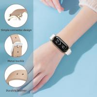 Mi Smart Band 9 8 correa de cuero accesorios de correa de reloj de pulsera - details 1