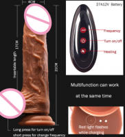 Pene eléctrico masturbador oscilante telescópico producto sexual femenino para adultos - details 6