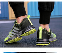 Zapatillas de correr transpirables para hombre, zapatos informales antideslizantes de gran tamaño, cómodos para caminar y trotar, Unisex - details 19